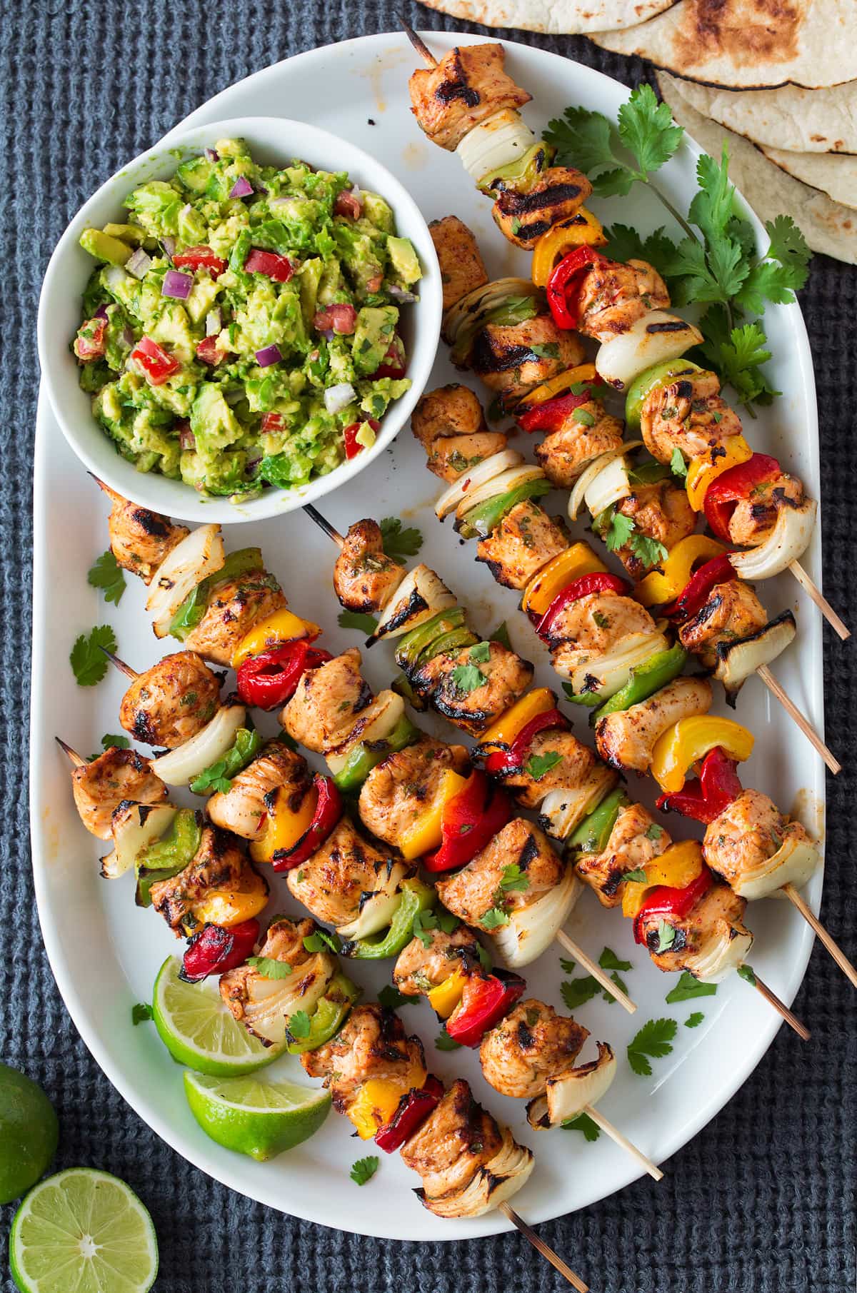 Minute Chicken Fajita Kebabs: Smoky Grilling Flavor
